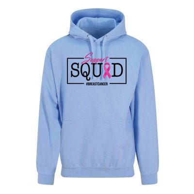 Support Squad Breast Cancer Unisex Surf Hoodie