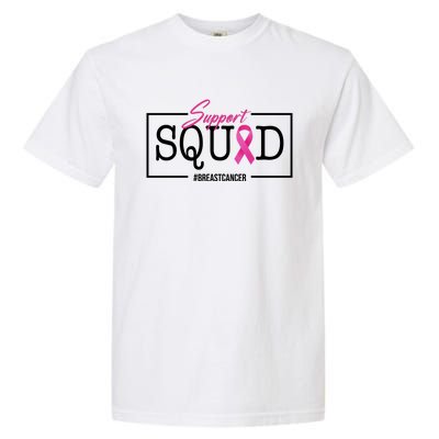 Support Squad Breast Cancer Garment-Dyed Heavyweight T-Shirt