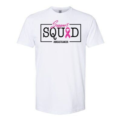 Support Squad Breast Cancer Softstyle® CVC T-Shirt