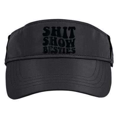 Shit Show Besties Adult Drive Performance Visor