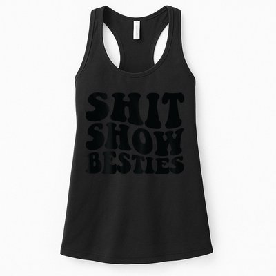 Shit Show Besties Womens Tank Top