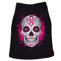 Sugar Skull Breast Cancer Shirts Awareness 2024 Doggie Tank