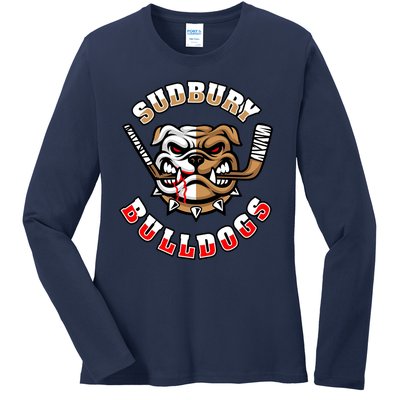 SHORESY Sudbury Blueberry Bulldogs Sudbury Bulldogs Letterkenny Ladies Long Sleeve Shirt