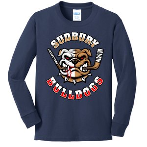 SHORESY Sudbury Blueberry Bulldogs Sudbury Bulldogs Letterkenny Kids Long Sleeve Shirt