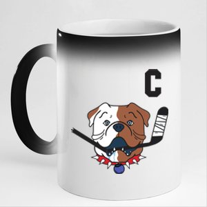 SHORESY Sudbury Blueberry Bulldogs Sudbury Bulldogs Letterkenny 11oz Black Color Changing Mug