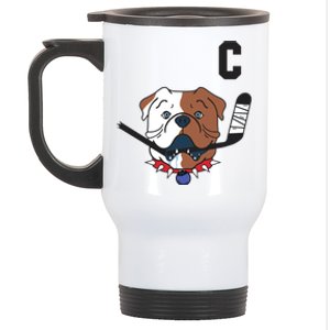 SHORESY Sudbury Blueberry Bulldogs Sudbury Bulldogs Letterkenny Stainless Steel Travel Mug