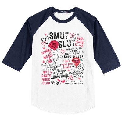 Smut Stfuattdlagg Buy Me Books Reader Spicy Book Baseball Sleeve Shirt