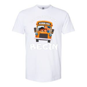 Skoolie School Bus Let The Conversion Begin Funny Gift Softstyle CVC T-Shirt