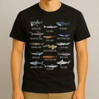 Shark Species Biology Different Types Of Sharks T-Shirt