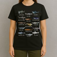 Shark Species Biology Different Types Of Sharks T-Shirt