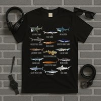 Shark Species Biology Different Types Of Sharks T-Shirt