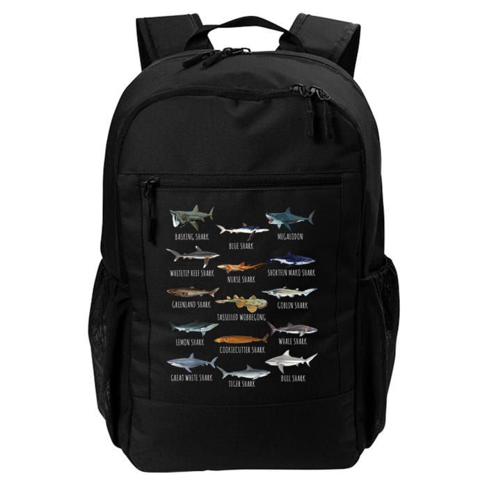 Shark Species Biology Different Types Of Sharks Daily Commute Backpack