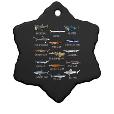 Shark Species Biology Different Types Of Sharks Ceramic Star Ornament