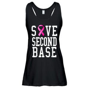 Save Second Base Shirt Breast Cancer Tshirt for Wo Ladies Essential Flowy Tank