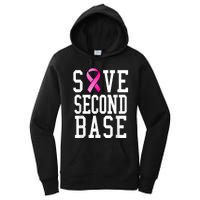 Save Second Base Shirt Breast Cancer Tshirt for Wo Women's Pullover Hoodie