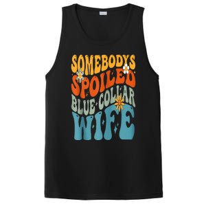 Somebodys Spoiled Blue Collar Wife Groovy PosiCharge Competitor Tank