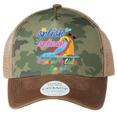 Splish Splash Bash Waterslide Summer Pool Birthday Party Legacy Tie Dye Trucker Hat