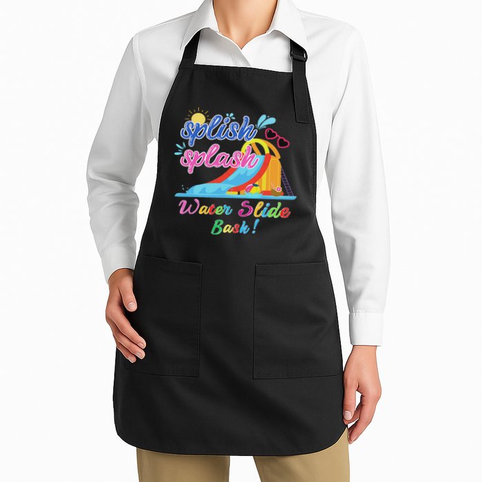 Splish Splash Bash Waterslide Summer Pool Birthday Party Apron