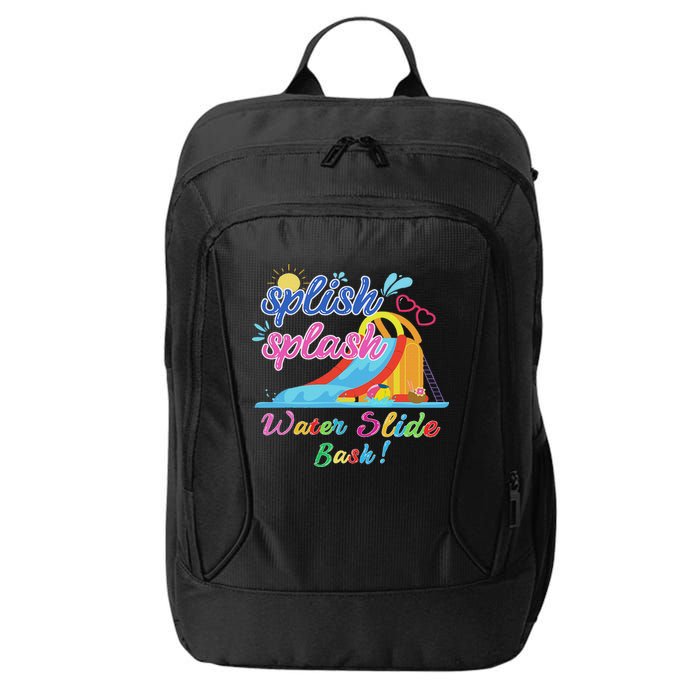 Splish Splash Bash Waterslide Summer Pool Birthday Party City Backpack