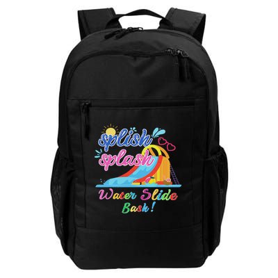 Splish Splash Bash Waterslide Summer Pool Birthday Party Backpack