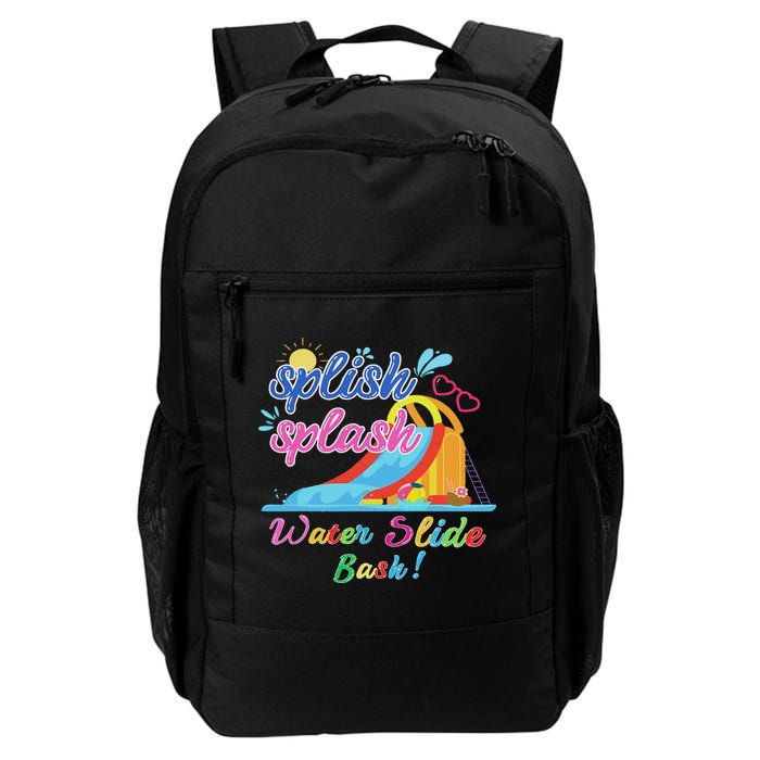Splish Splash Bash Waterslide Summer Pool Birthday Party Backpack
