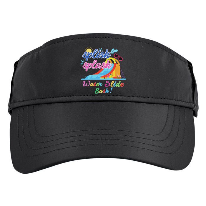 Splish Splash Bash Waterslide Summer Pool Birthday Party Adult Drive Performance Visor