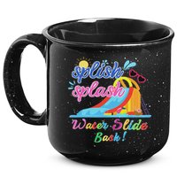 Splish Splash Bash Waterslide Summer Pool Birthday Party 15oz Campfire Ceramic Mug
