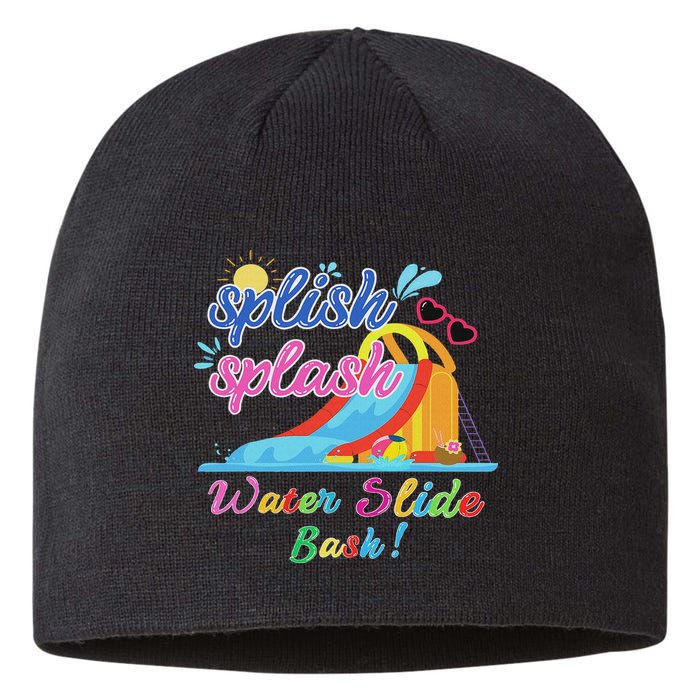Splish Splash Bash Waterslide Summer Pool Birthday Party Sustainable Beanie