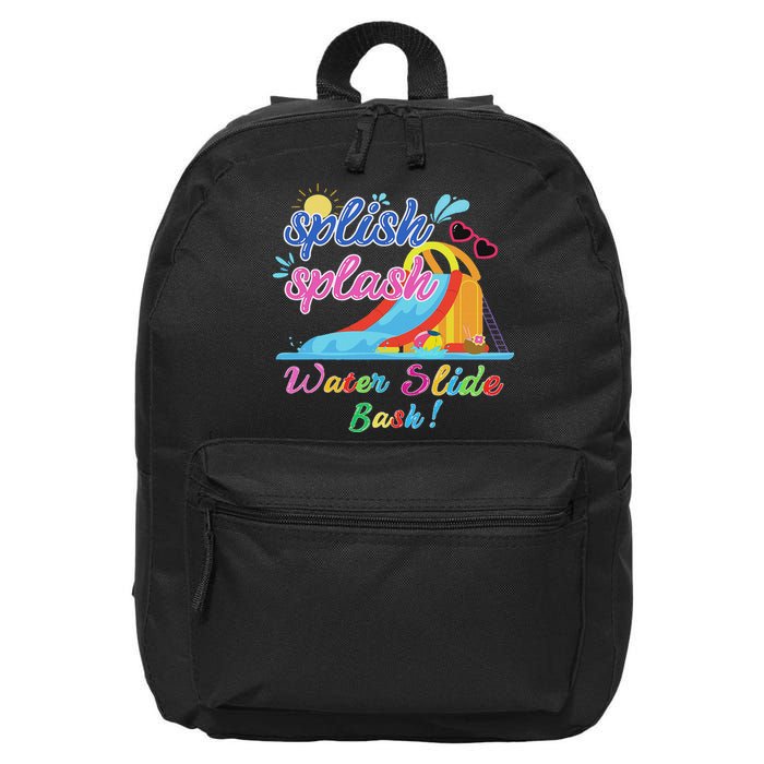 Splish Splash Bash Waterslide Summer Pool Birthday Party 16 in Basic Backpack