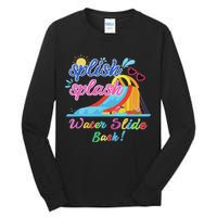 Splish Splash Bash Waterslide Summer Pool Birthday Party Tall Long Sleeve T-Shirt