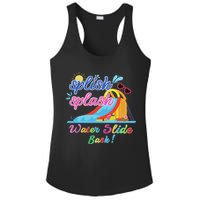 Splish Splash Bash Waterslide Summer Pool Birthday Party Ladies PosiCharge Competitor Racerback Tank