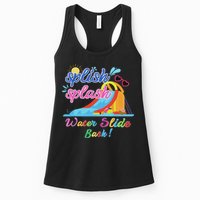 Splish Splash Bash Waterslide Summer Pool Birthday Party Womens Tank Top