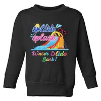 Splish Splash Bash Waterslide Summer Pool Birthday Party Toddler Sweatshirt