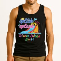 Splish Splash Bash Waterslide Summer Pool Birthday Party Tank Top