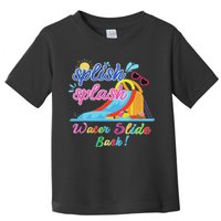 Splish Splash Bash Waterslide Summer Pool Birthday Party Toddler T-Shirt
