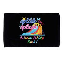 Splish Splash Bash Waterslide Summer Pool Birthday Party Microfiber Hand Towel