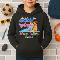 Splish Splash Bash Waterslide Summer Pool Birthday Party Kids Hoodie