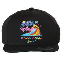 Splish Splash Bash Waterslide Summer Pool Birthday Party Wool Snapback Cap