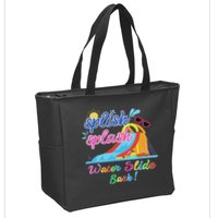 Splish Splash Bash Waterslide Summer Pool Birthday Party Zip Tote Bag