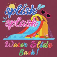Splish Splash Bash Waterslide Summer Pool Birthday Party 16oz Travel Tumbler