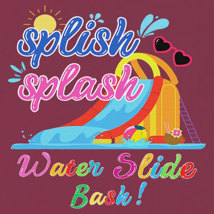 Splish Splash Bash Waterslide Summer Pool Birthday Party 16oz Travel Tumbler