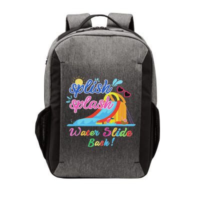 Splish Splash Bash Waterslide Summer Pool Birthday Party Vector Backpack