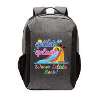 Splish Splash Bash Waterslide Summer Pool Birthday Party Vector Backpack