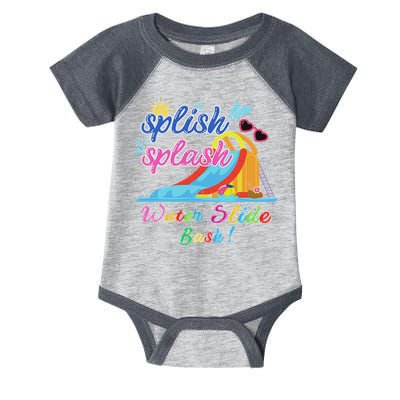 Splish Splash Bash Waterslide Summer Pool Birthday Party Infant Baby Jersey Bodysuit
