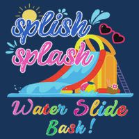 Splish Splash Bash Waterslide Summer Pool Birthday Party Infant Baby Jersey Bodysuit