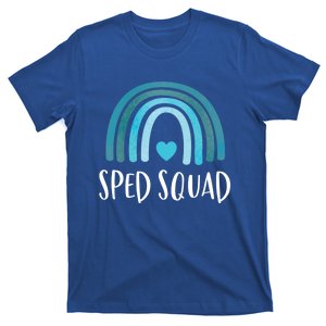 Sped Squad Boho Rainbow Teacher Special Education Funny Gift T-Shirt