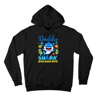 Shark Shirt Birthday  Dad  Daddy Birthday Kid Family Hoodie