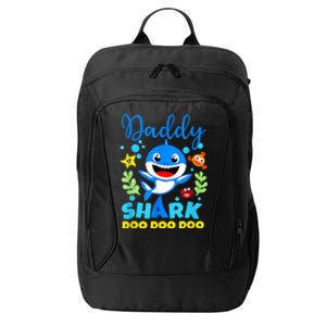 Shark Shirt Birthday  Dad  Daddy Birthday Kid Family City Backpack