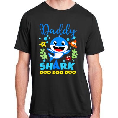 Shark Shirt Birthday  Dad  Daddy Birthday Kid Family Adult ChromaSoft Performance T-Shirt