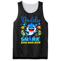 Shark Shirt Birthday  Dad  Daddy Birthday Kid Family Mesh Reversible Basketball Jersey Tank